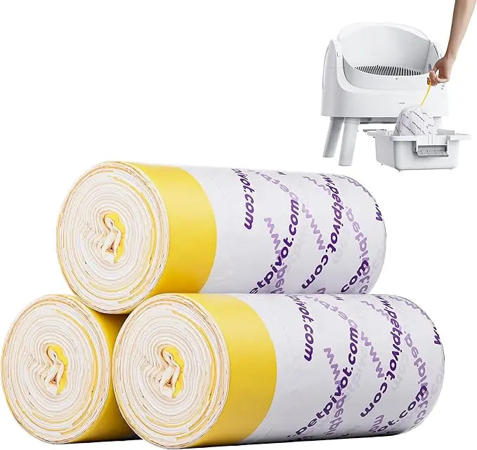 AutoScooper 11 by PetPivot Waste Bags for Automatic Litter Boxes, 60-Pack